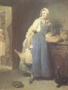 La Pourvoyeuse(The Return from Market) (mk05) Jean Baptiste Simeon Chardin